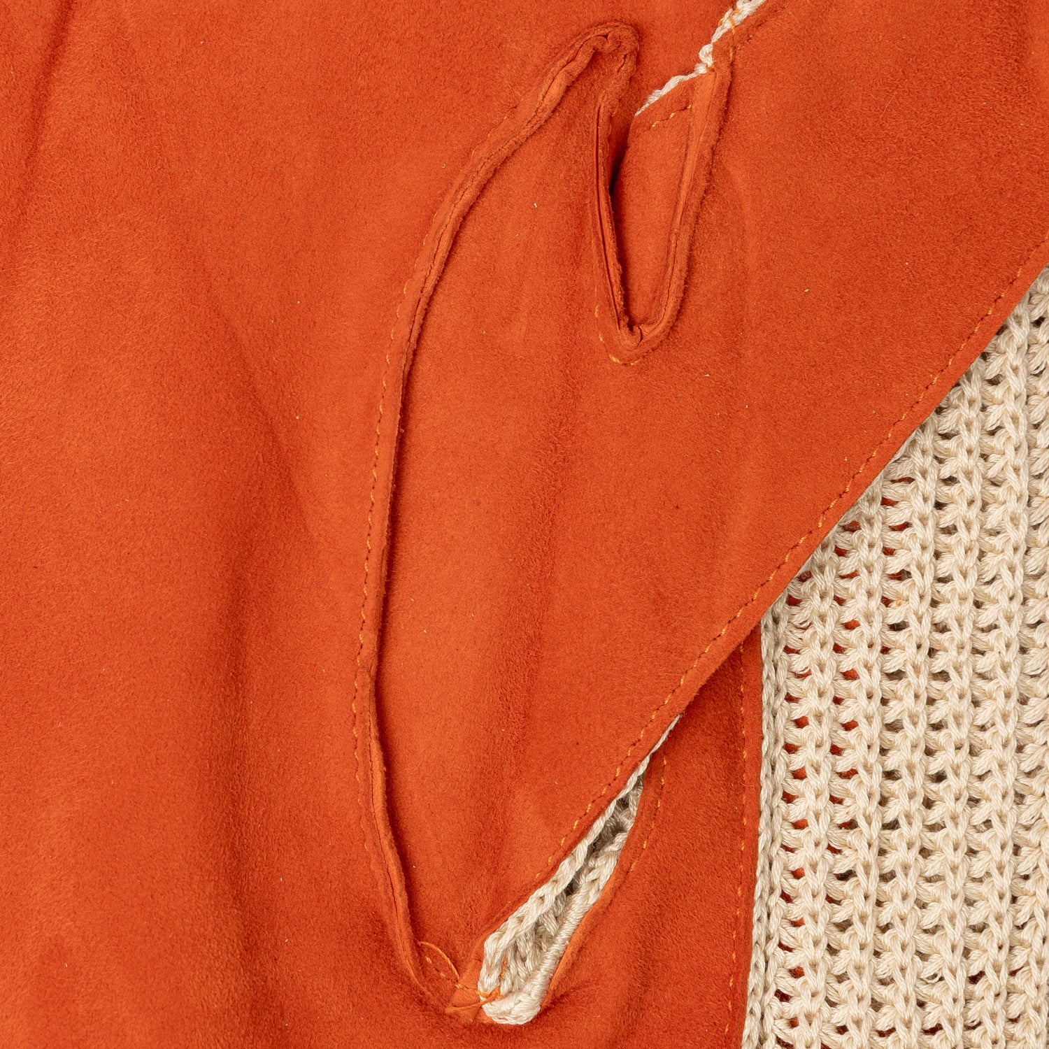 Gloves "Karlsbad" Leather and Wool - hand-sewn